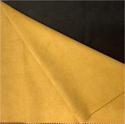 Poly Span Double Knit Scuba Suede Face Side wit